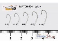 Крючки Dream Fish Match 604-N, кор.500 шт.